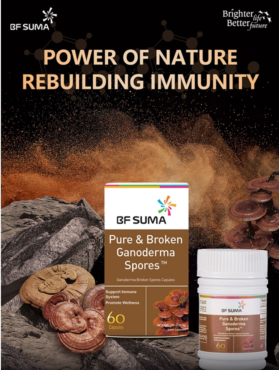 Pure & Broken ganoderma spores